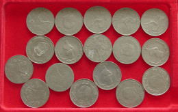 COLLECTION LOT TUNISIA DINAR 17PC 170G #xx40 2027 - Tunesië