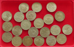 COLLECTION LOT TURKEY 10 LIRA 22PC 200G #xx40 1853 - Turquie