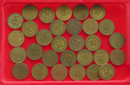 COLLECTION LOT TUNISIA 20 MILLIEMES 30PC 133G #xx40 1889 - Tunesië