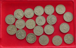 COLLECTION LOT NIGERIA SHILLING 20PC 94G #xx40 1884 - Nigeria