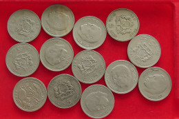 COLLECTION LOT MOROCCO 5 DIRHAM 13PC 156G #xx40 1994 - Maroc