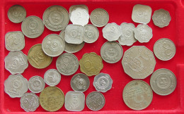 COLLECTION LOT CEYLON SRI LANKA 35PC 127G #xx40 1864 - Sri Lanka (Ceylon)