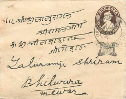 Entier Postal Postal Stationary Inde India Gwalior - Gwalior