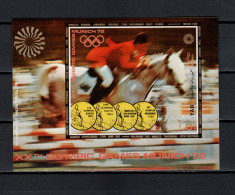 Yemen Arab Republic 1971 Olympic Games Munich, Equestrian S/s MNH - Summer 1972: Munich