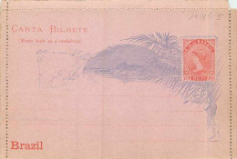 Postal Stationary Entier Postal Bresil Brazil - Cartas & Documentos