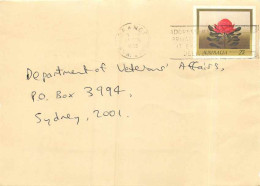 Postal Stationary Australia 1983 Fleurs - Brieven En Documenten