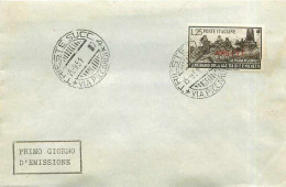 Lettre Cover Italia AMG FTT FDC 1951 LA Figlia Di Jorio Michetti - Marcophilie