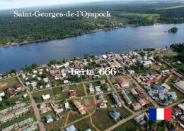 French Guiana Saint Georges De L'Oyapock Aerial View Guyane New Postcard - Altri & Non Classificati