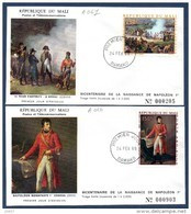Mali A 066/67 Fdc, Napoléon Bonaparte , Austerlitz , Cavalerie , Cheval - Napoléon