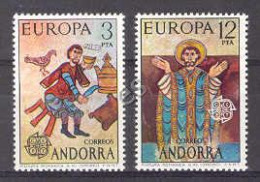 Andorra - 1975, Europa E=97-98 S=87-88 (**) - 1975