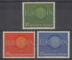 Germany 1960. Europa M=337-39 Y=210-12  (**) - 1960