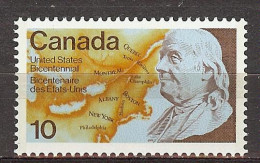 Canada 1976. Benjamin Franklin . Sc=691 (**) - Neufs