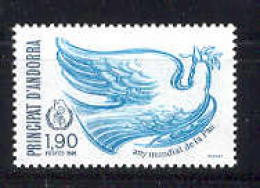 Andorra -Franc 1986 A De La Paz Y=353 E=374 (**) - Unused Stamps