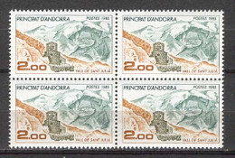 Andorra -Franc 1985 Turismo Y=338 E=359 Bloque - Nuevos