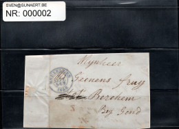 Voorloper - Fragment : Stempel Bruxelles 9 Sept 1856 - Autres & Non Classés