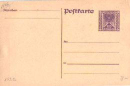 Austria:Postal Stationery 500 Kronen, 1922 - Postkarten