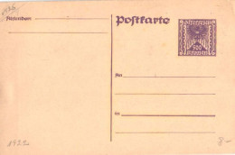 Austria:Postal Stationery 500 Kronen, 1922 - Tarjetas