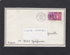 LETTRE DE REININGUE,AVEC TIMBRE "GUADELOUPE",POUR L'ALLEMAGNE. - Lettres & Documents