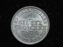 Allemagne - 1 Silber Groschen 1870 A - 30 Einen Thaler - Wilhelm Koenig Von Preussen   **** EN  ACHAT  IMMEDIAT **** - Sonstige & Ohne Zuordnung