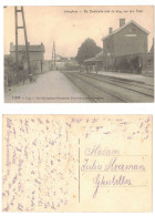 Ichtegem   De Staatstatie Met De Brug Van Den Tram   STATION GARE TRAM - Ichtegem