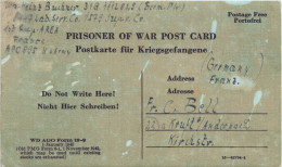 Kriegsgefangenenpost - Prisoner Of War Post Card - Guerra 1939-45