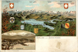 Gruss Aus Bregenz - Litho - Bregenz