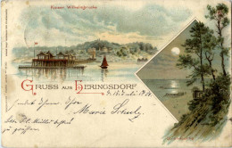 Gruss Aus Heringsdorf - Litho - Usedom