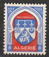 Année 1956-N°337F Neufs**MNH : Armoiries Des Villes : Orléansville (Chlef) - Unused Stamps