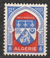 Année 1956-N°337F Neufs**MNH : Armoiries Des Villes : Orléansville (Chlef) - Neufs