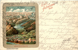 Gruss Vom Achensee - Litho - Achenseeorte