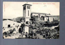 ESCOUSSENS EGLISE  SORTIE DE MESSE - Labruguière