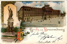 Gruss Aus Braunschweig - Litho - Braunschweig