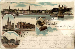 Bonn - Gruss Aus Dem Höhnchen - Litho - Bonn