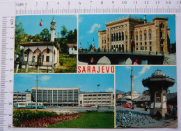 Sarajevo - Vijećnica, City Hall, Željeznička Stanica, Main Railway Station - Bosnie-Herzegovine