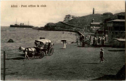 Aden - Post Office & Club - Jemen - Jemen