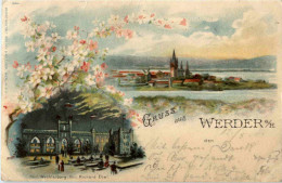 Gruss Aus Werder - Litho - Werder