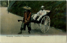 Hongkong - Travelling In Rickshaw - Cina (Hong Kong)