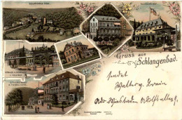 Gruss Aus Schlangenbad - Litho - Schlangenbad