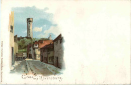 Gruss Aus Ravensburg - Litho - Ravensburg