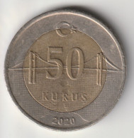 TURKEY 2020: 50 Kurus, KM 1243 - Turquie