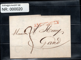 Voorloper: Stempel Antwerpen - 1815-1830 (Periodo Holandes)