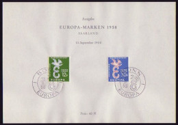 439-440 ETB-Vorläufer Saarland Europa 1958 - 1974-1980