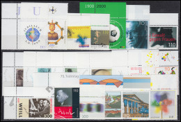 2087-2155 Bund-Jahrgang 2000 Kpl. Ecken Oben Links ** Postfrisch - Collezioni Annuali