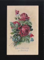 Rosenzweige Vergissmeinicht, Glückwunsch Geburtstag, Emmendingen 8.10.1921 - Tegenlichtkaarten, Hold To Light
