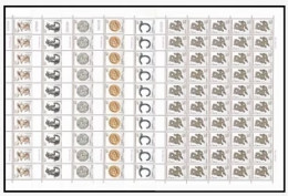 China 2000/2000-4 Chinese Dragon Artefacts Stamp Full Sheet 6v MNH - Unused Stamps