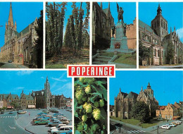 Belgique - Poperinghe - Poperinge - Multivues - Houblon - Automobiles - CPM - Voir Scans Recto-Verso - Poperinge