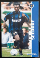 INTER Football Team Clarence Seedorf Carte Postale - Fútbol