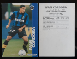 INTER Football Team Ivan Cordoba Carte Postale - Fútbol
