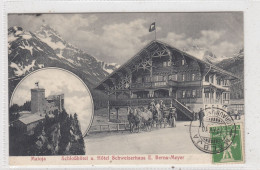 Maloja. Schlosshotel U. Hotel Schweizerhaus E. Berns - Meyer. * - Stampa