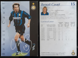 INTER Football Team Benoit Cauet Carte Postale - Fútbol